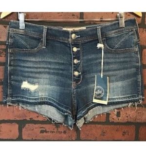 Hollister Short Short Button Fly Shorts Size 13